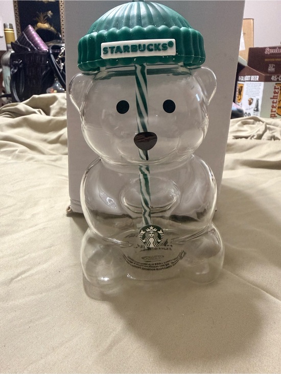 Starbucks Other - Starbucks Bearista Glass Bear Cup Tumbler Viral Limited Edition